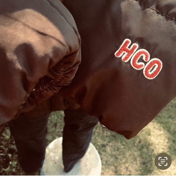 Women’s Brown Hollister Puffer Jacket Size Small - Picture 4 of 6